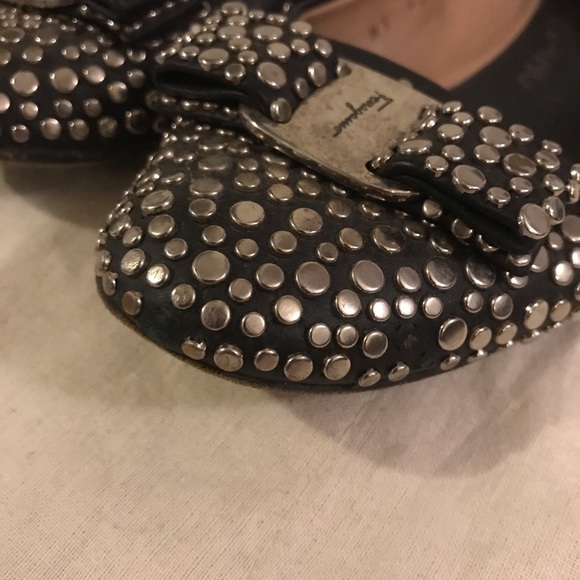 Salvatore Ferragamo ballet flats black leather - Picture 5 of 5